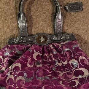 Coach purse limited edition satchel bag.